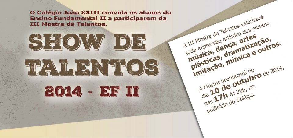 Read more about the article Show de Talentos do Ensino Fundamental II