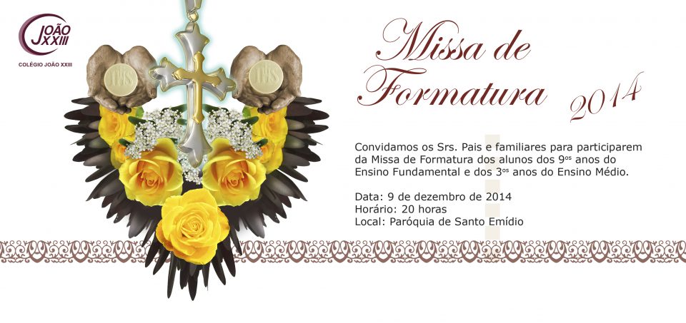 Read more about the article Missa de Formatura 2014