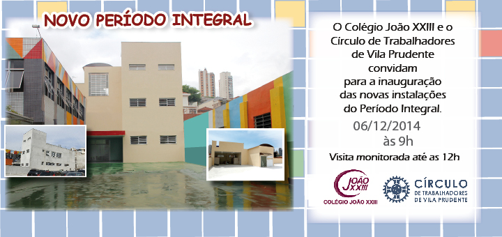 You are currently viewing Inauguração da nova ala do Período Integral