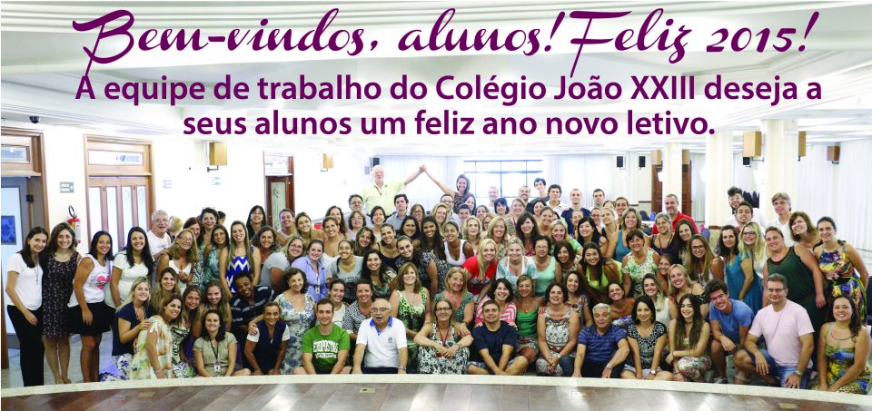 Read more about the article Bem-vindos alunos! Feliz 2015!