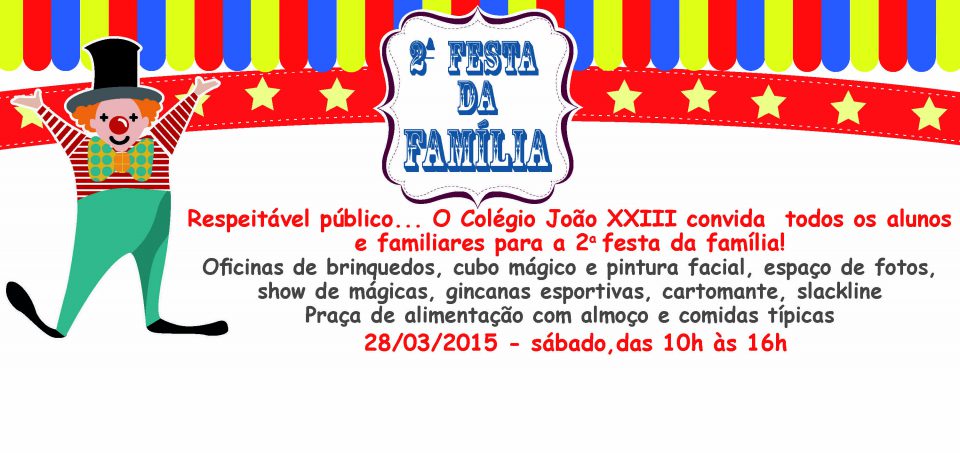 Read more about the article 2ª Festa da Família