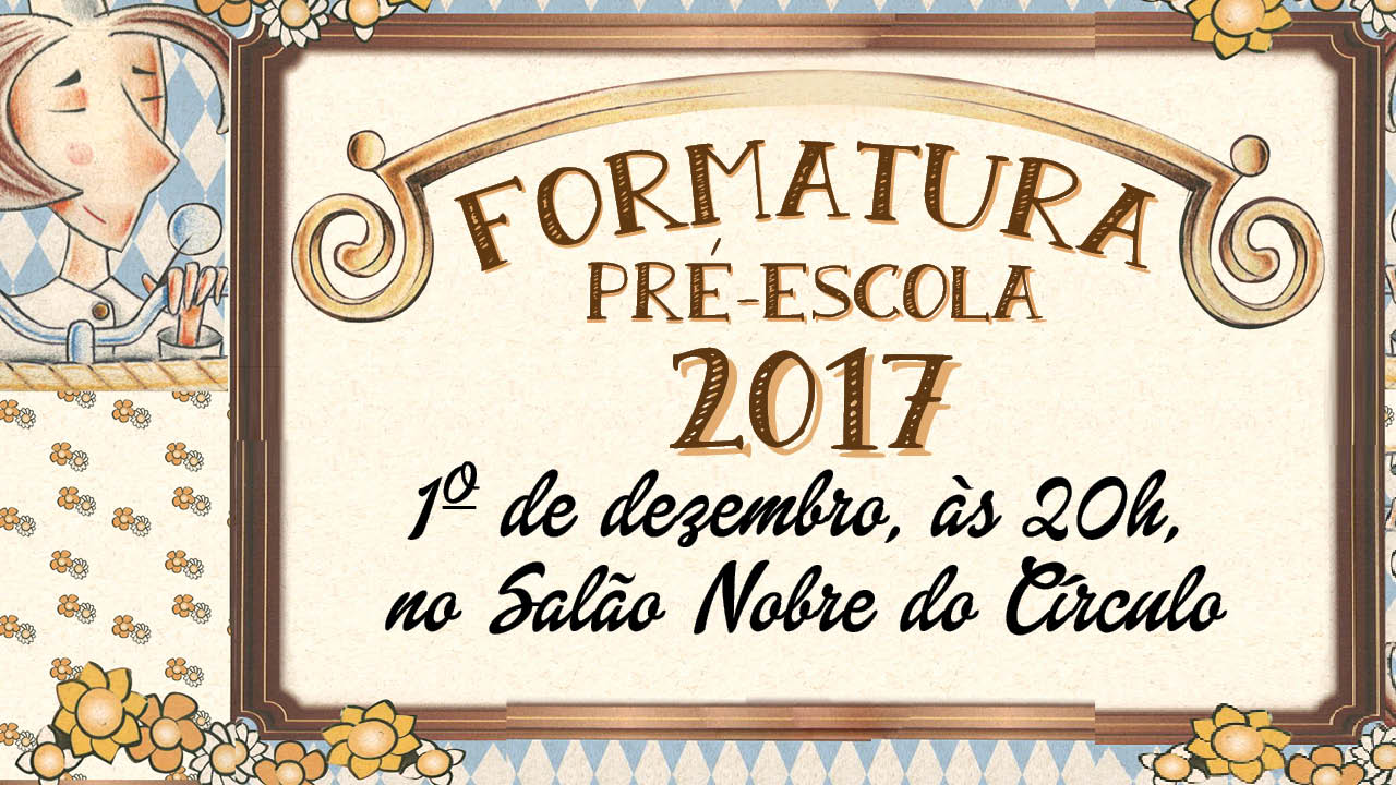 You are currently viewing Formatura da Pré-Escola 2017