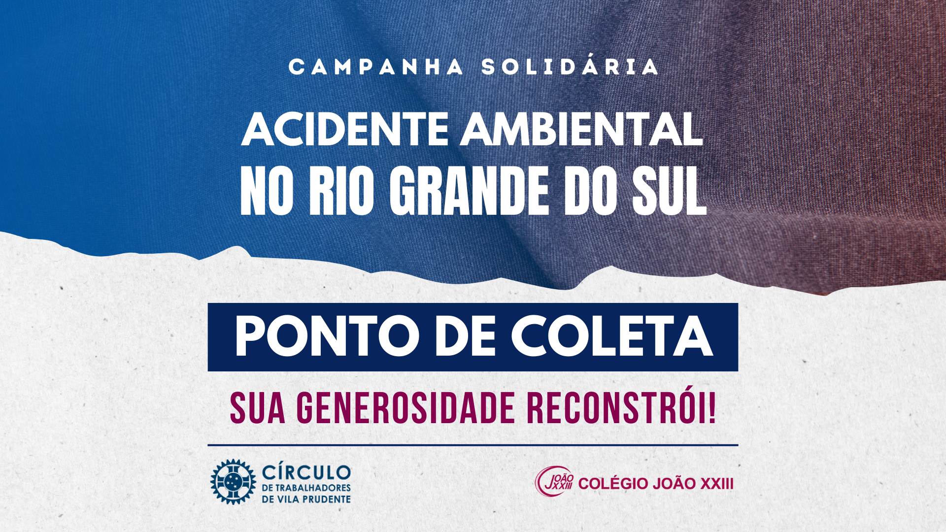 Read more about the article Campanha Solidária – Acidente ambiental no Rio Grande do Sul