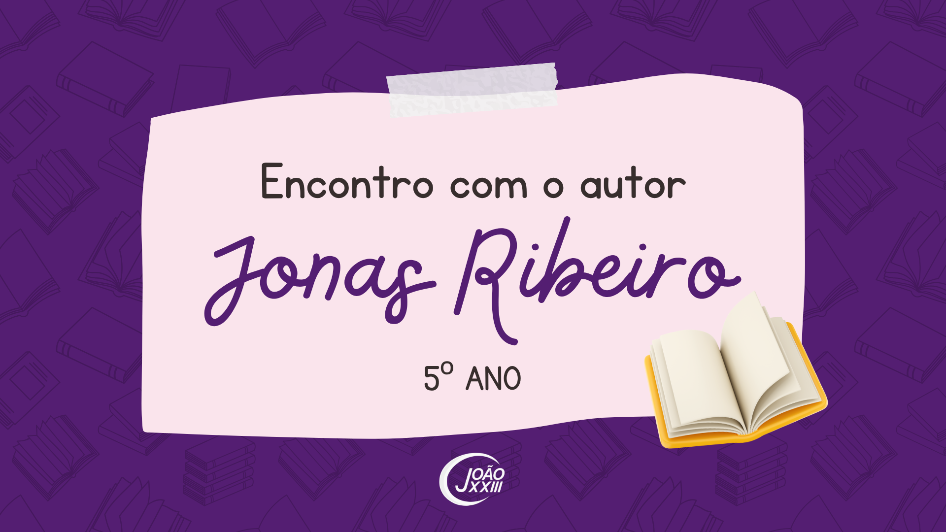 Read more about the article Encontro com o autor Jonas Ribeiro